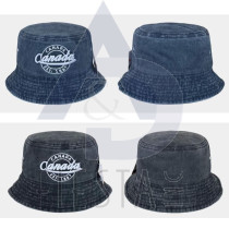 CANADA BUCKET HAT WITH EMBROIDERY LOGO 3 ASSORTED COLORS