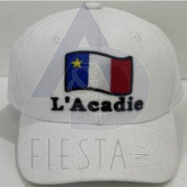 L'ACADIE CAP 3D FLAG ASSORTED RED & WHITE