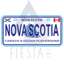 NOVA SCOTIA LICENSE PLATE WITH "NOVA SCOTIA" 10X5 CM "FOIL" MAGNET
